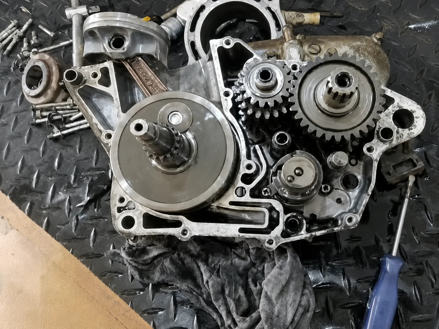 Detalle de herramientas del taller